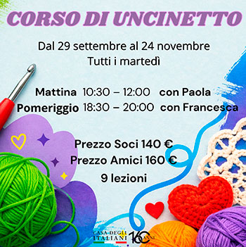 Corso di uncinetto
