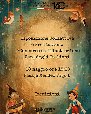 Premiazione del 1� Concorso di Illustrazione della Casa degli Italiani e esposizione collettiva.